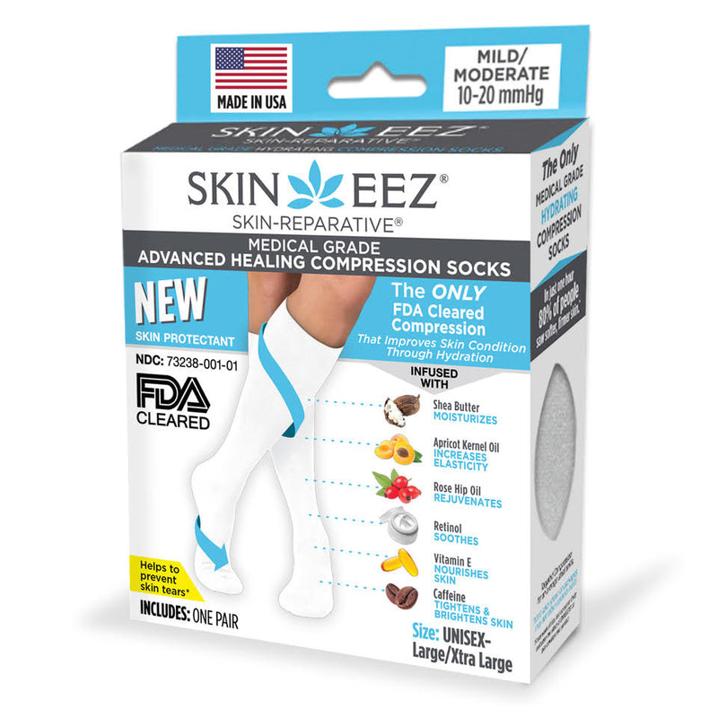 Skineez Hydrating Compression Socks 10-20/15-20 mmHg