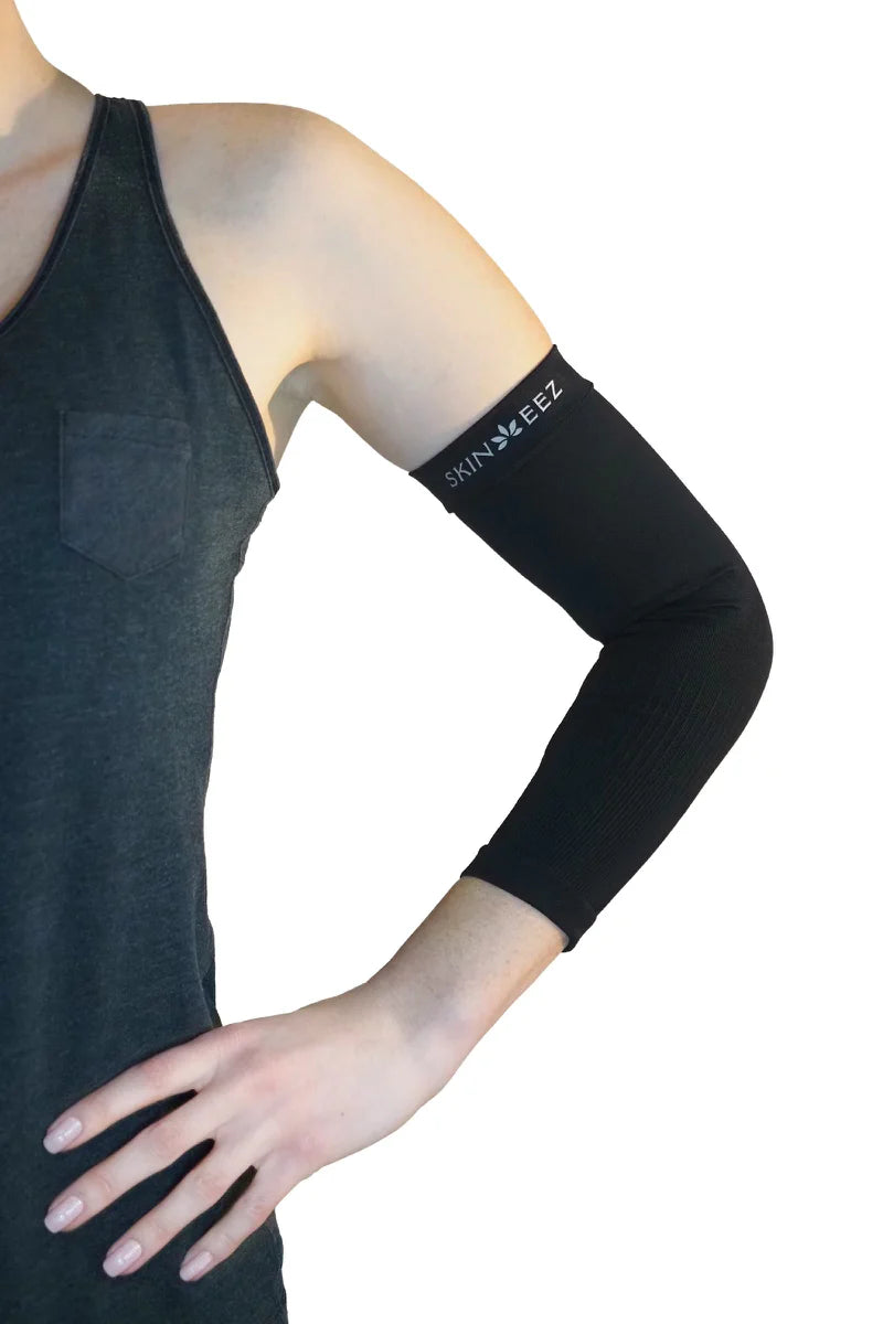 Made in USA Compression Arm Sleeve Menthol Medical Grade Moderate for Pain Relief