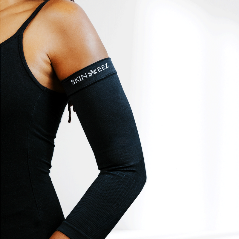 Made in USA Best Arm Sleeve Medical Grade Moderate Compression Moisturizing