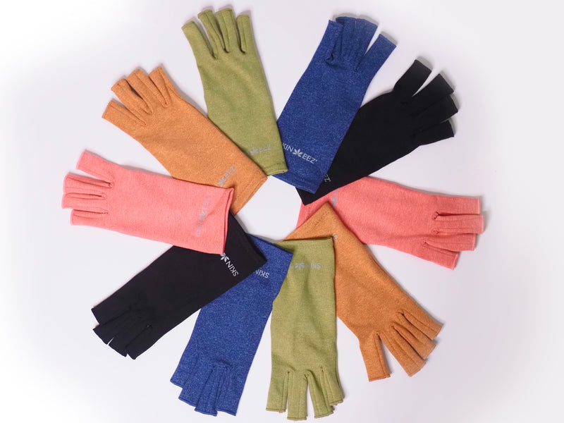 Made in USA Best Compression Gloves Colored Hydrating Moisturizing