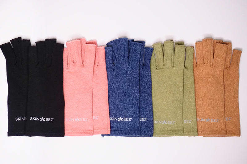Made in USA Best Compression Gloves Colored Hydrating Moisturizing