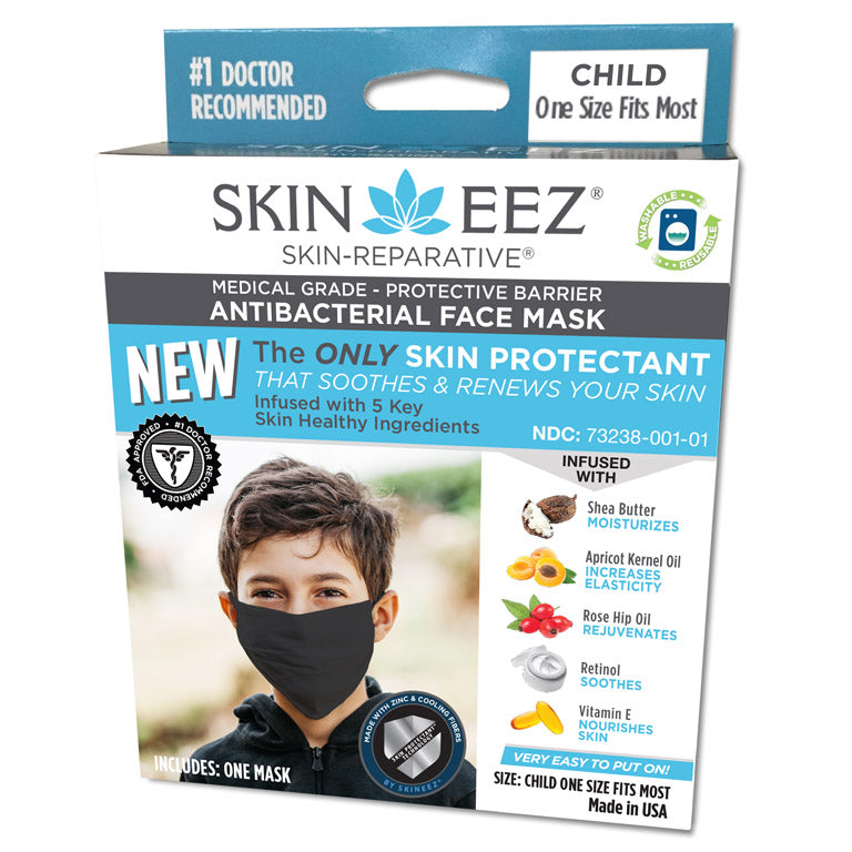 Medical Grade, Hydrating Skin-Reparative® Cloth Masks for KIDS